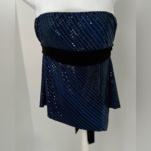 Heart Moon Star Vintage Y2K Strapless Top